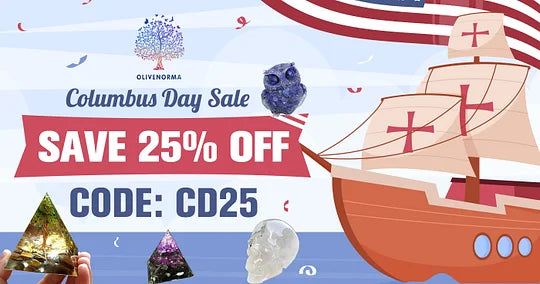 Celebrate Columbus Day: Dive into the World of Orgone Pyramids and Gemstone Home Decor!