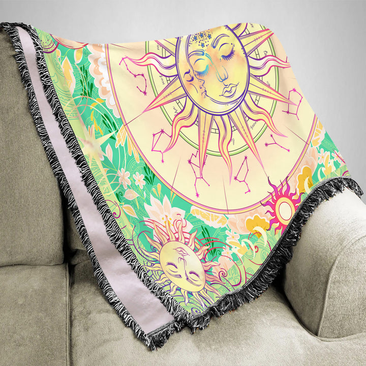 Olivenorma Meditation Chakra Pattern Lace Tassel Tapestry - image 7
