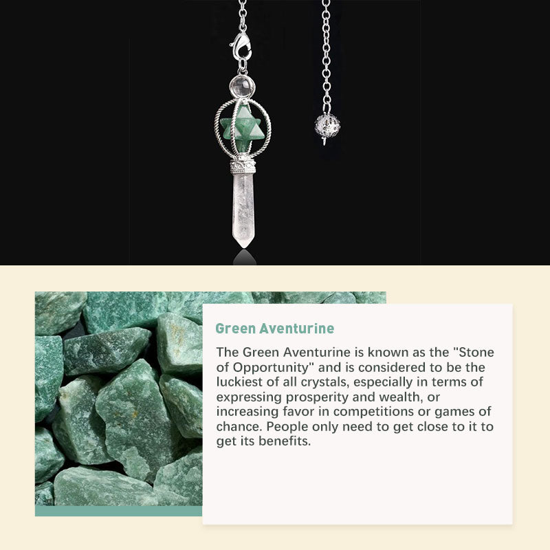 Natural Crystal Stone Pendulum - image 17