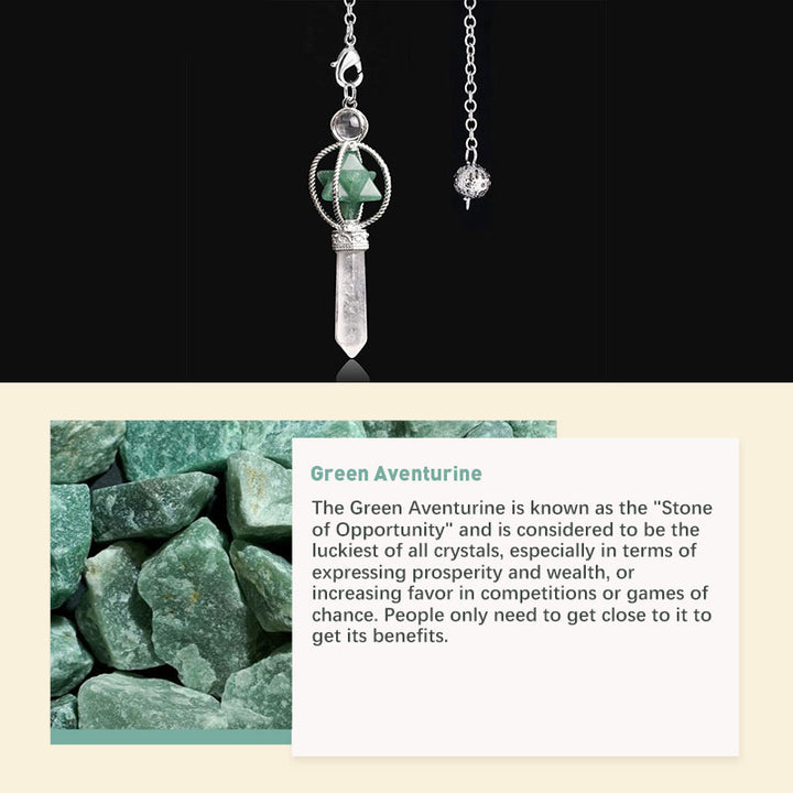 Natural Crystal Stone Pendulum - image 17