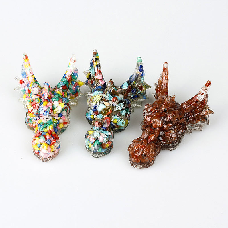 Olivenorma Natural Crystal Dragon Gemstone Decoration  - image 18