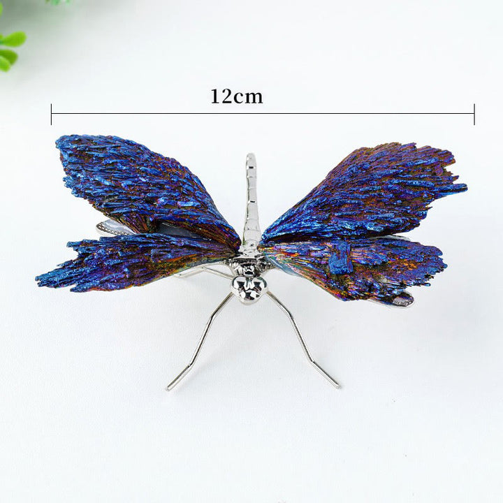 Olivenorma Aura Tourmaline Kyanite Dragonfly Gemstone Decoration - image 8