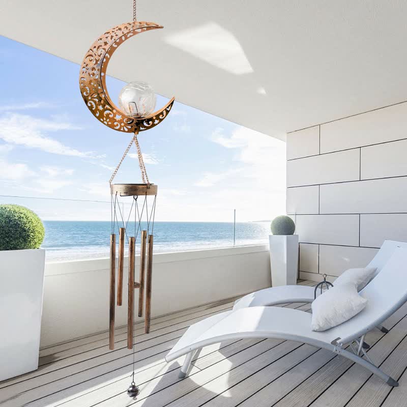 Olivenorma Solar Moon or Sun Wind Chime Ornaments - image 2