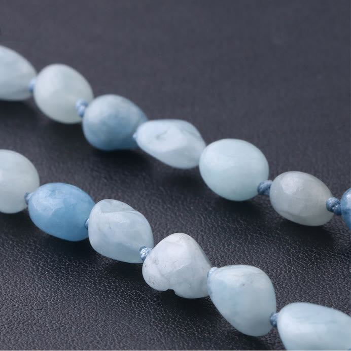 Olivenorma Irregular Crystal Column Pendant Long Necklace - image 12