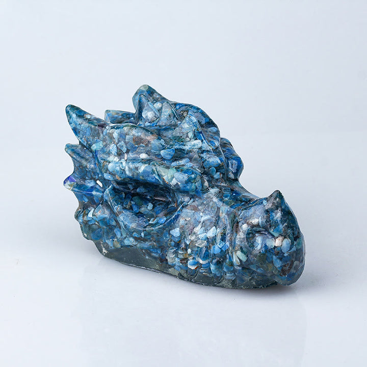 Olivenorma Crystal Epoxy Faucet 1kg Ornament Gemstone Decoration - Blue Opal - image 7