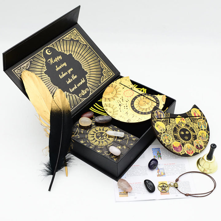 Olivenorma Full Kit Gold Foil Divination Box Set Tarot Deck Cards - image 1