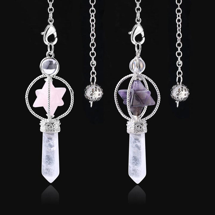 Natural Crystal Stone Pendulum - image 1
