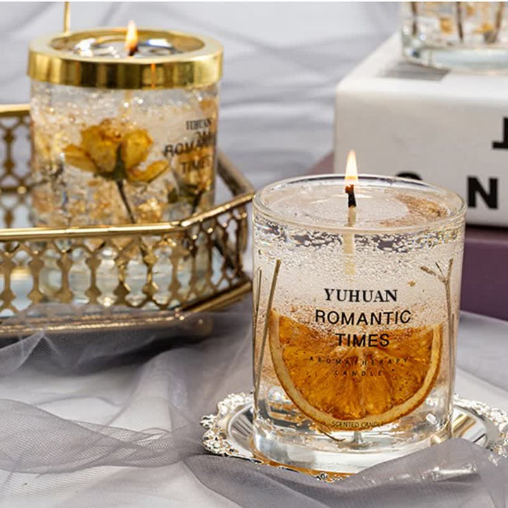Olivenorma Romantic Real Flower Aromatherapy Candle - image 3