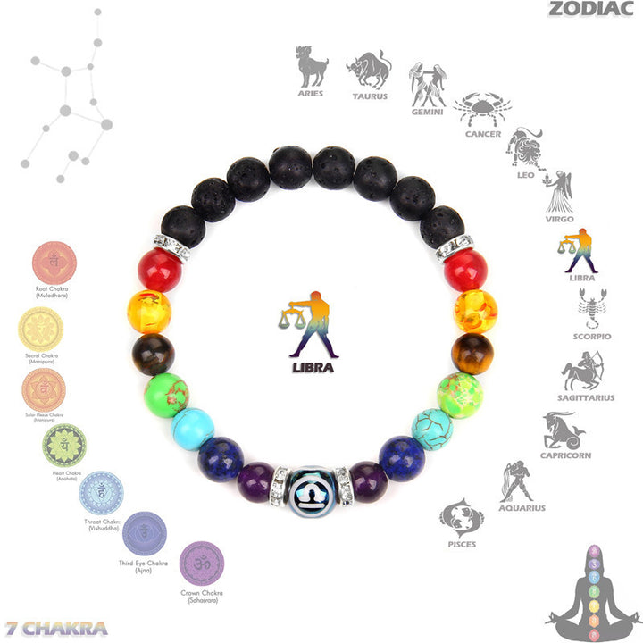 Olivenorma Chakra Twelve Zodiac Bracelet - Libra - image 11