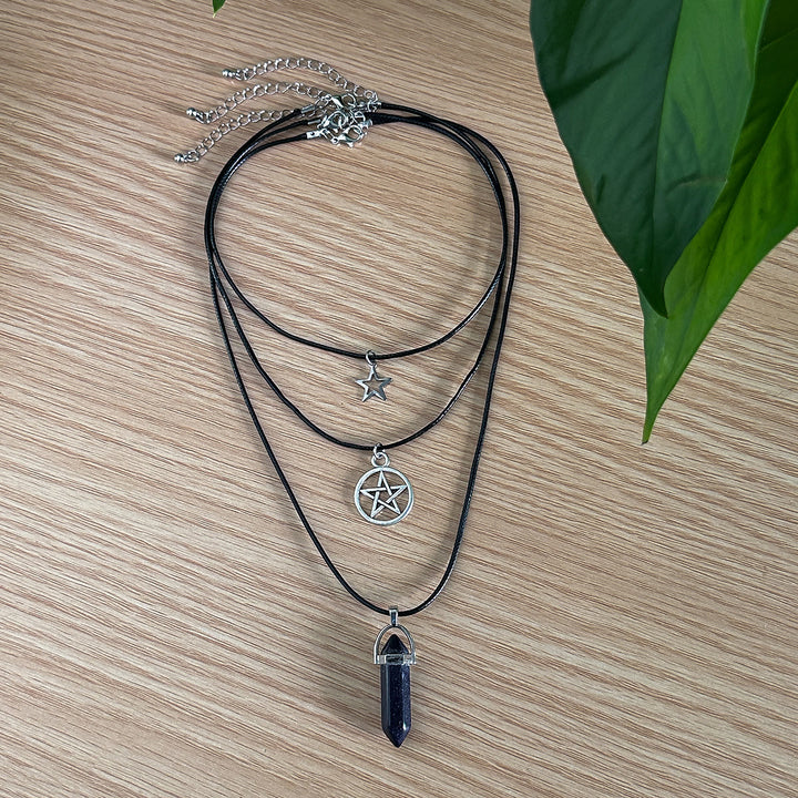 Olivenorma Natural Stone Tree of Life Evil Eye Pendant Necklace Set - image 8