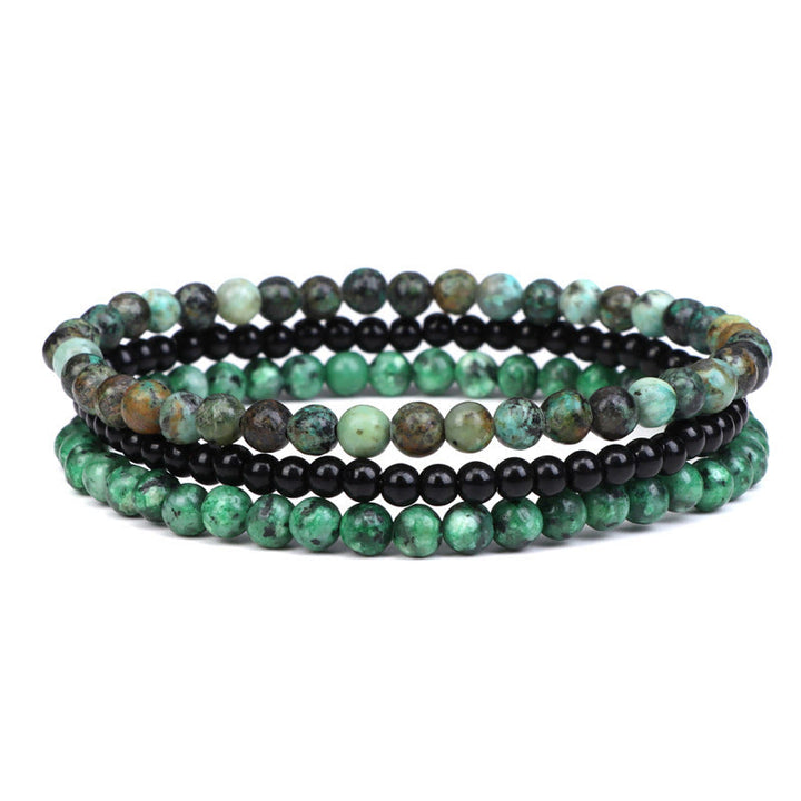 Olivenorma Protection From Negative Energies African Turquoise Bracelet - African Turquoise - 8mm - image 0