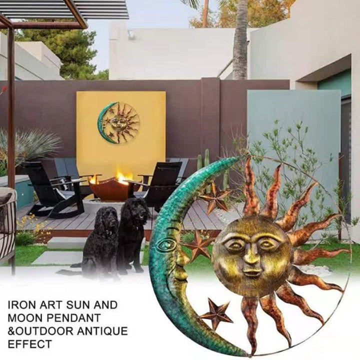 Olivenorma Sun Moon Face Wall Decor - image 6