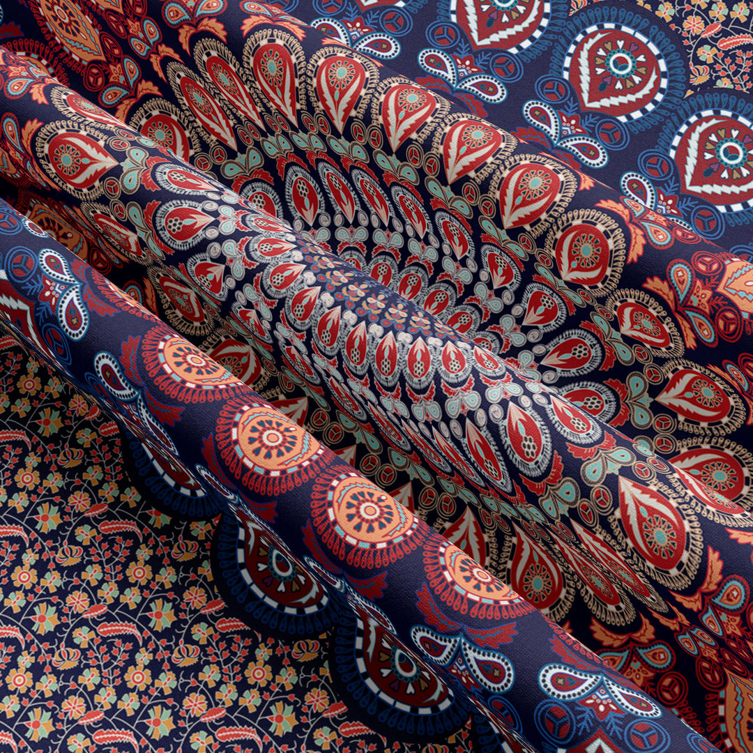 Olivenorma Mandala Peacock Pattern Tapestry - image 13