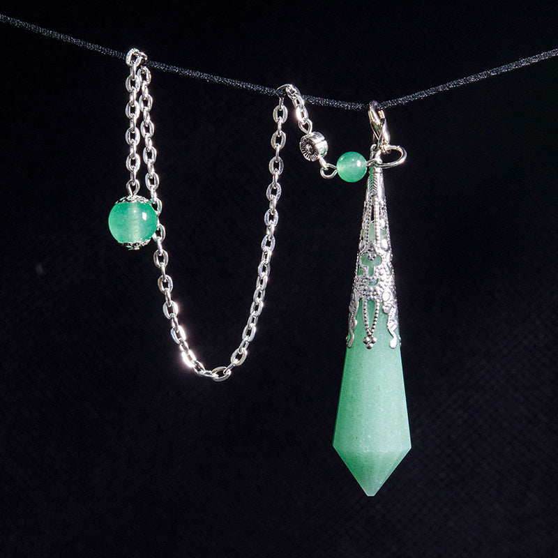 Olivenorma Green Aventurine Energy Balance Pendulum - image 5