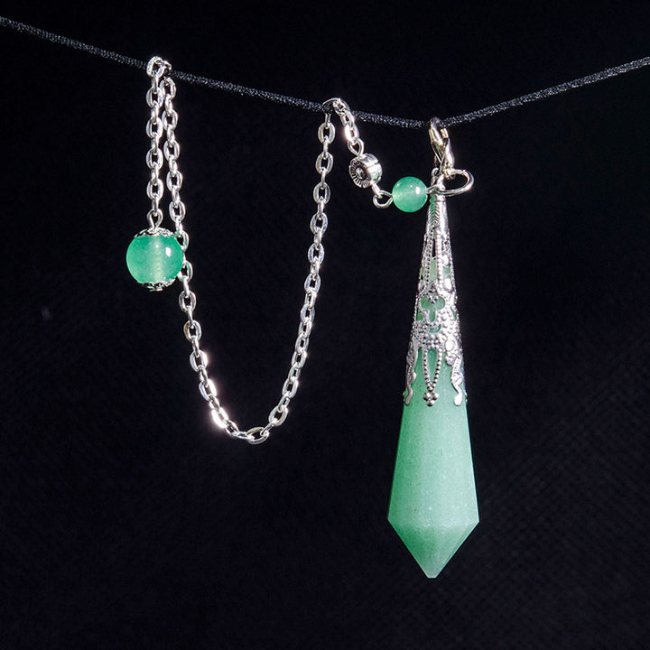 Olivenorma Green Aventurine Energy Balance Pendulum - image 5