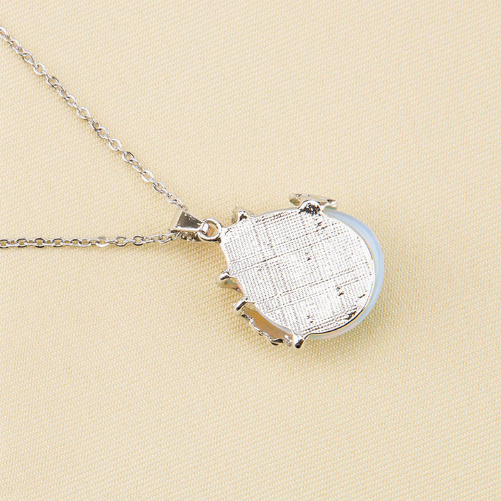 Crystal Butterfly Wings Gemstone Necklace - image 13