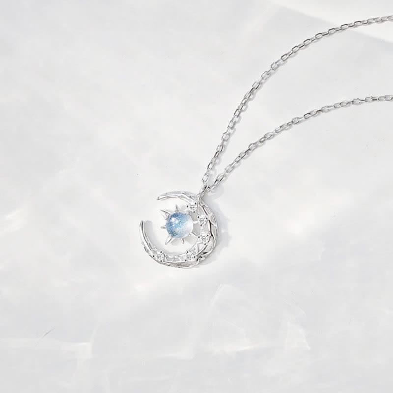 Olivenorma Celestial Dainty Moon Moonstone Necklace - image 11