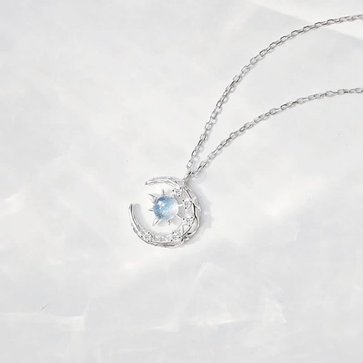 Olivenorma Celestial Dainty Moon Moonstone Necklace - image 11