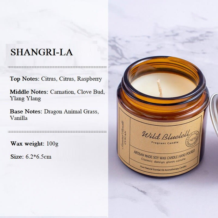 Olivenorma Smokeless Scented Home Glass Cups Candle - SHANGRILA - 200g - image 5