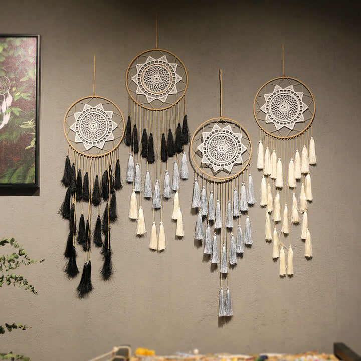 Olivenorma Braided Lace Tassel Pendant Dream Catcher - image 12