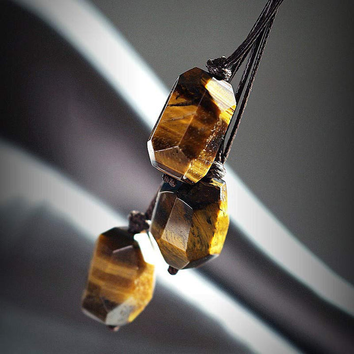Natural Tiger Eye Protection Gemstone Neclace - image 2