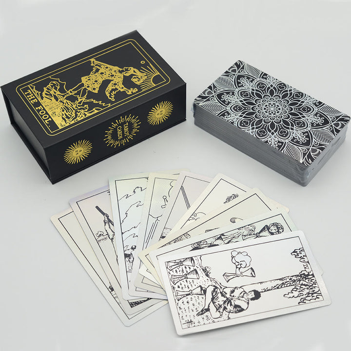 Olivenorma Bronzing Gold Foil Laser Bright Tarot Deck Cards - Gold Foil Laser Bright Tarot Deck Cards - image 0