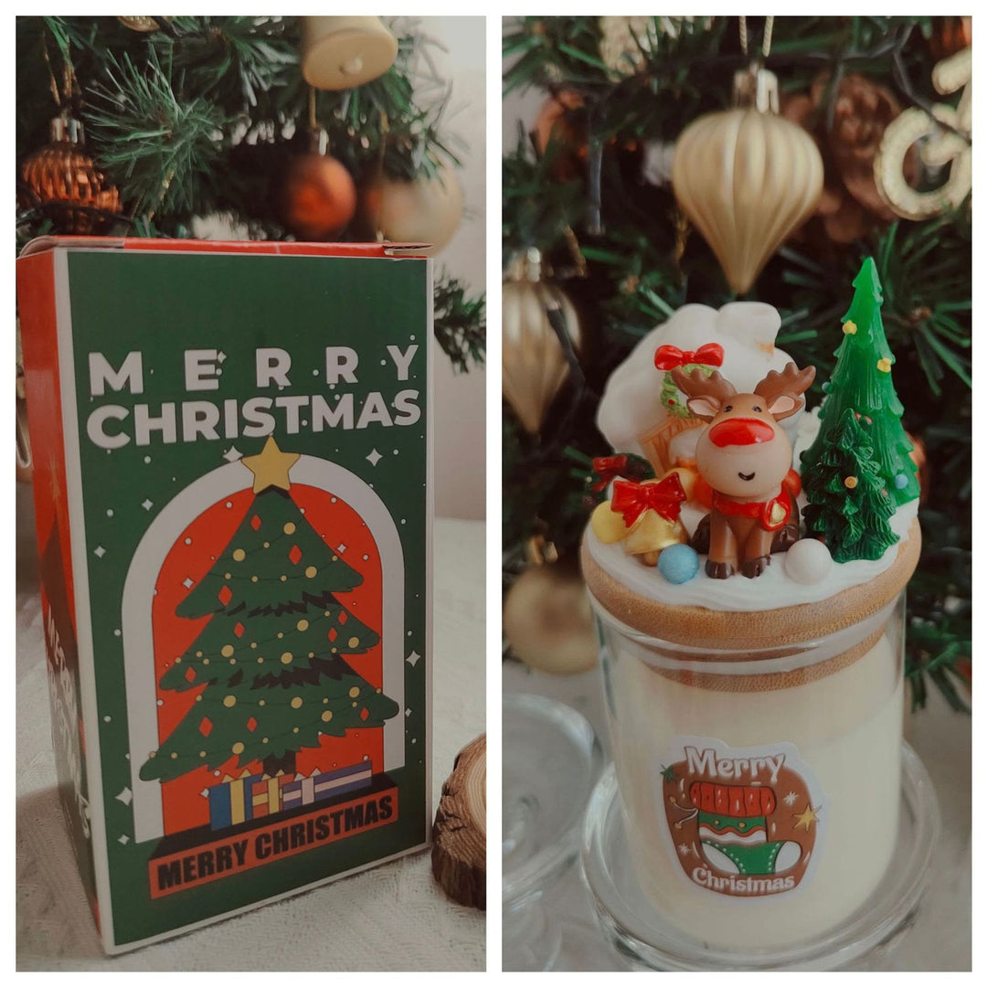 Olivenorma Christmas Santa Decor Candle - image 19