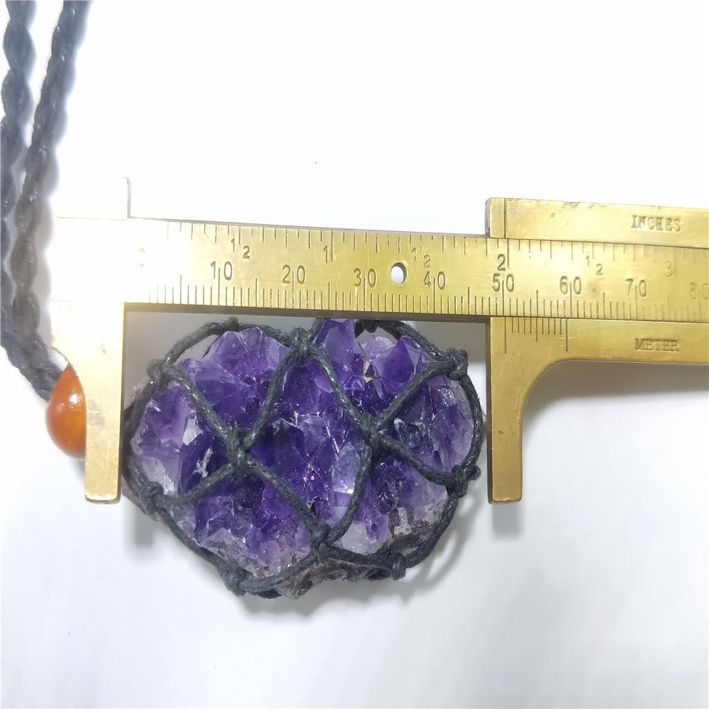 Olivenorma Handwoven Extra Large 5.5cm Adjustable Necklace Mesh Bag - image 17