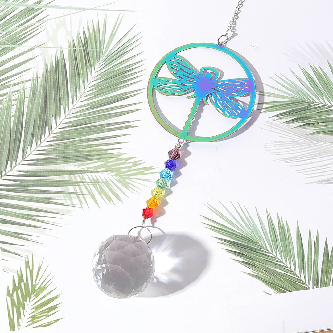 Olivenorma Clear Crystal Hanging Chakra Beads Wind Chime Suncatcher - image 31