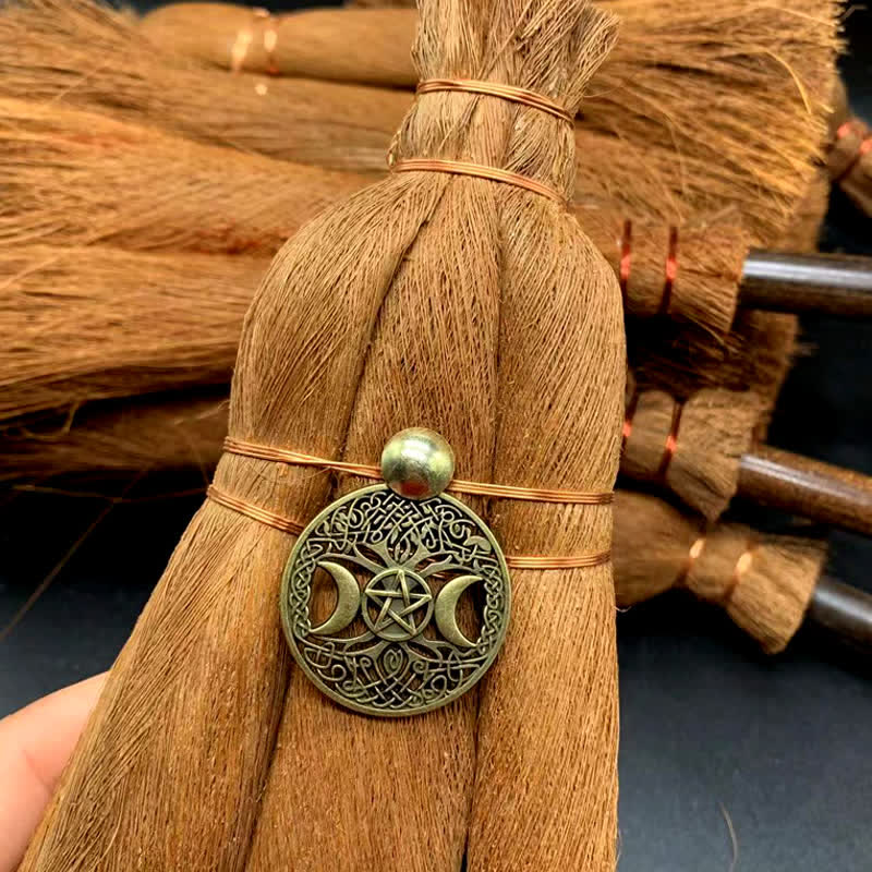 Olivenorma Tree Of Life Witchy Magic Broom Ornament - Tree Of Life - image 1