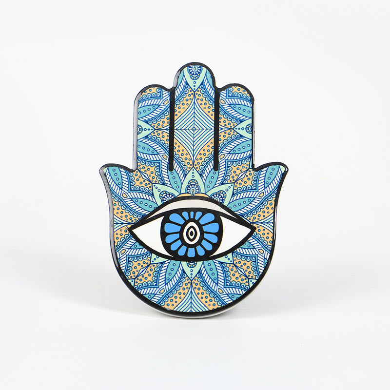Olivenorma Hamsa Evil Eye Jewelry Tray Plate Coaster - Hamsa Evil Eye#8 - image 8