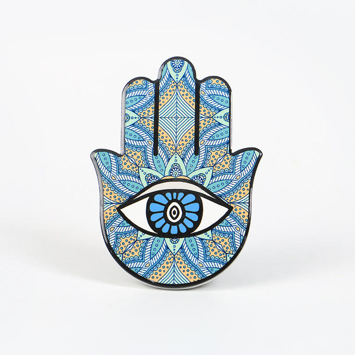 Olivenorma Hamsa Evil Eye Jewelry Tray Plate Coaster - Hamsa Evil Eye#8 - image 8