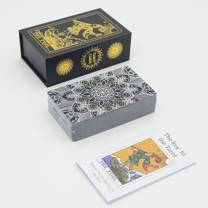 Olivenorma Bronzing Gold Foil Laser Bright Tarot Deck Cards - image 3