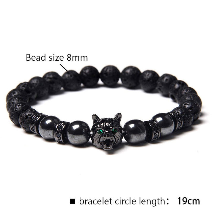Olivenorma Obsidian Wolf Bracelet - image 1