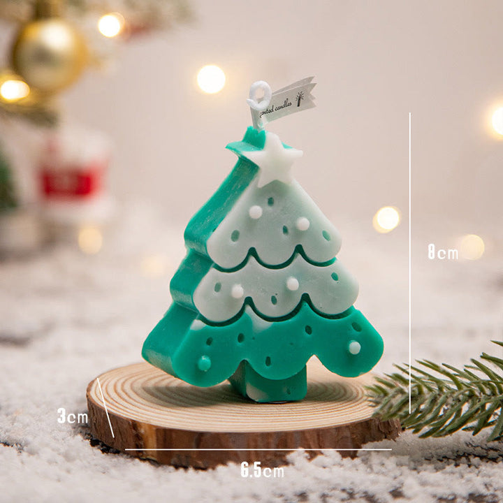 Olivenorma Christmas Atmosphere Snowflake Gingerbread Man Scented Candle - Santa Hat - image 5