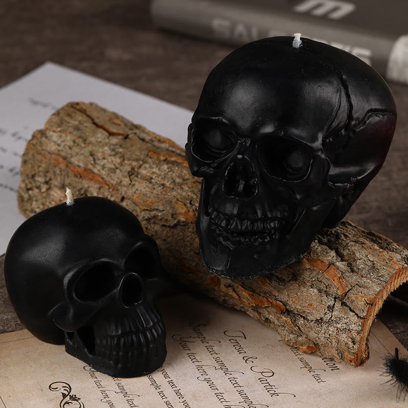 Olivenorma Skull Pumpkin Scented Candle - image 4