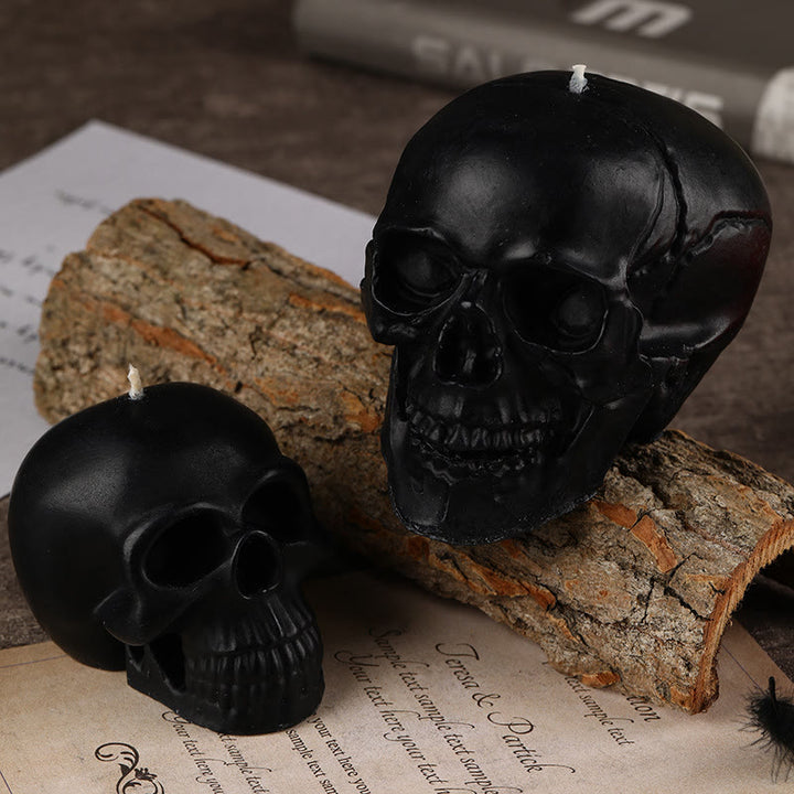 Olivenorma Skull Pumpkin Scented Candle - image 4