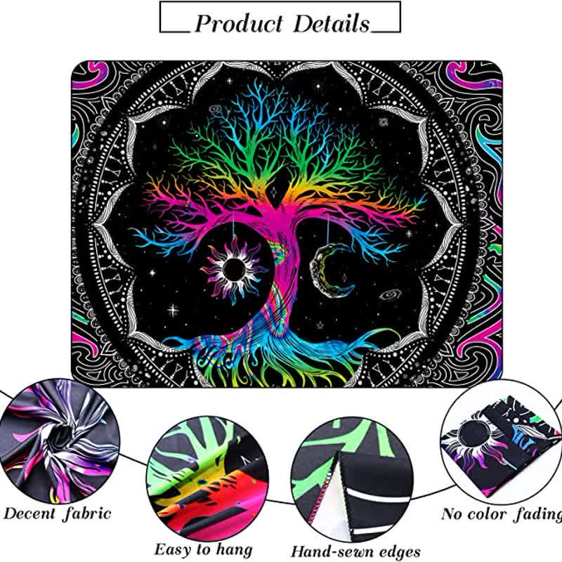 Olivenorma Tree Of Life Vintage Wall Hanging Tapestry - image 3
