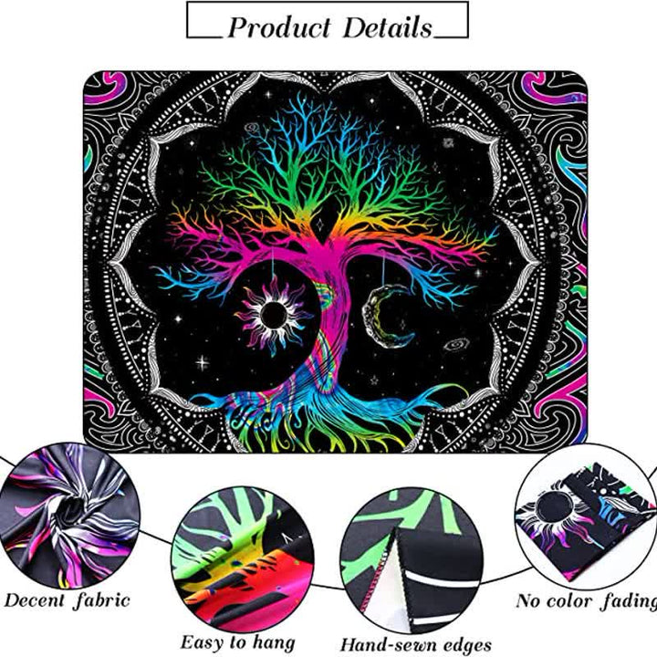 Olivenorma Tree Of Life Vintage Wall Hanging Tapestry - image 3