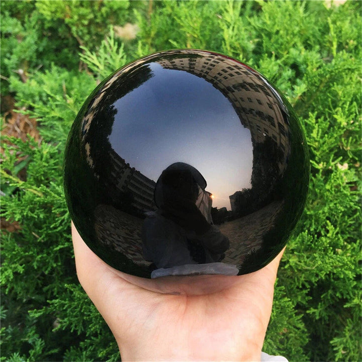Olivenorma Obsidian Crystal Sphere Decoration - image 4