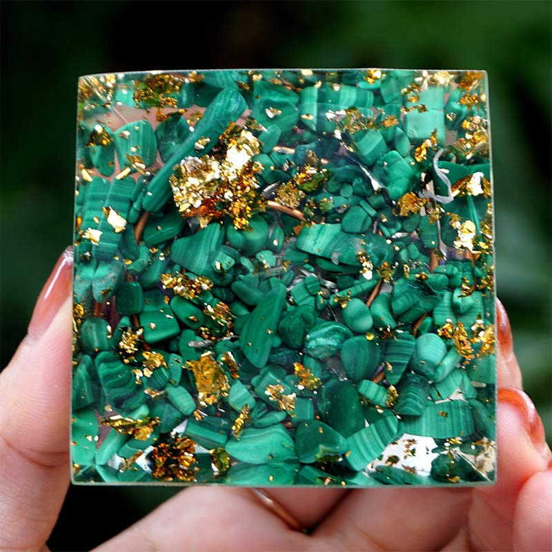 FREE Today: Mystic Union Amethyst & Malachite Orgone Pyramid - image 5