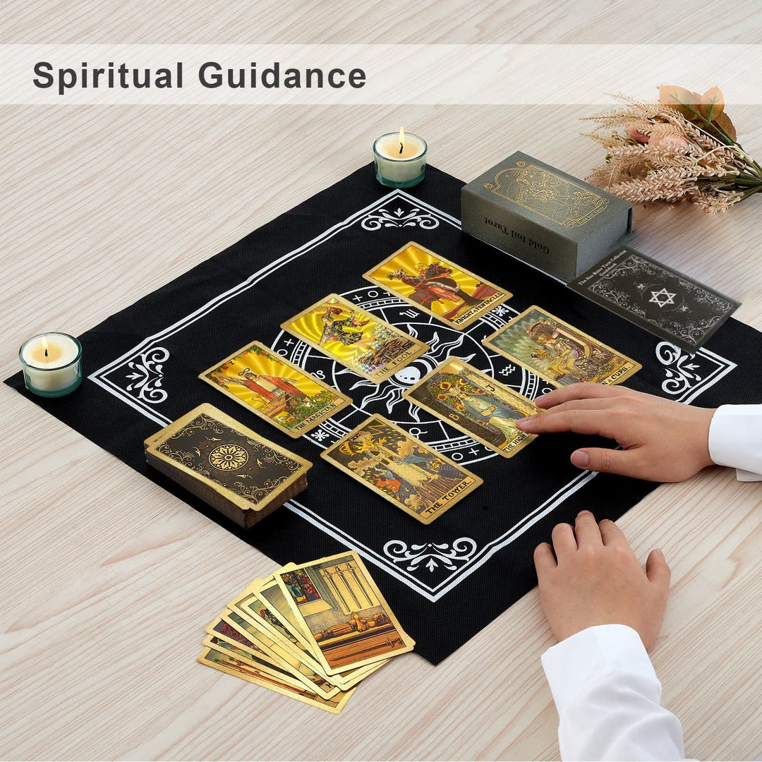 Olivenorma Bronzing Back Pattern Tarot Deck Cards Set - image 2