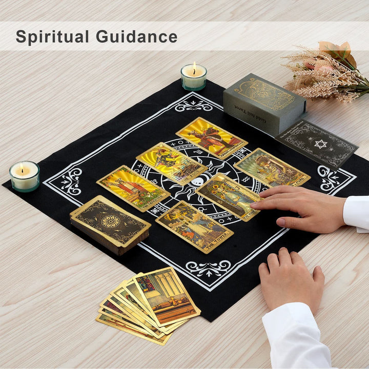 Olivenorma Bronzing Back Pattern Tarot Deck Cards Set - image 2