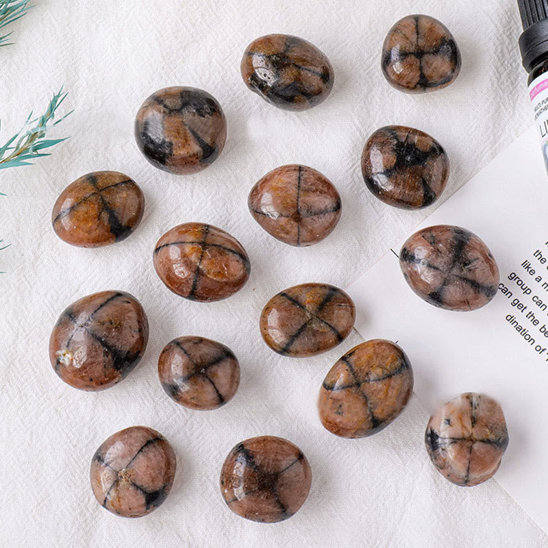 Olivenorma Cross Agate Polished Rolling Natural Stone - image 5
