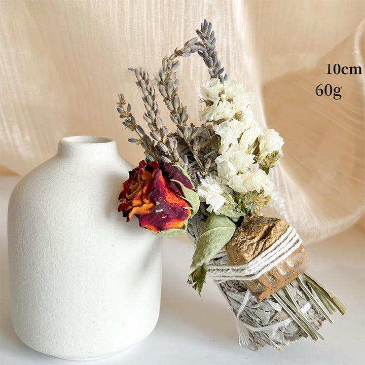 Olivenorma Natural Crystal California Aromatherapy Sage - White Sage & Flame Rose & Tiger Eye - image 5