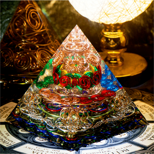 Olivenorma Linglong Tower Orgone Pyramid - image 2