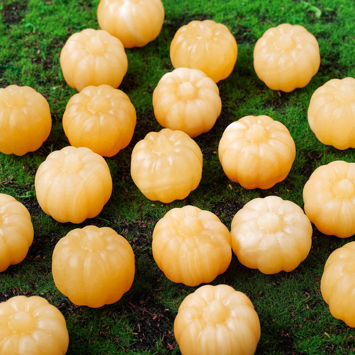 Olivenorma 1PC Yellow Calcite Mini Pumpkin Gemstone Decoration - image 4