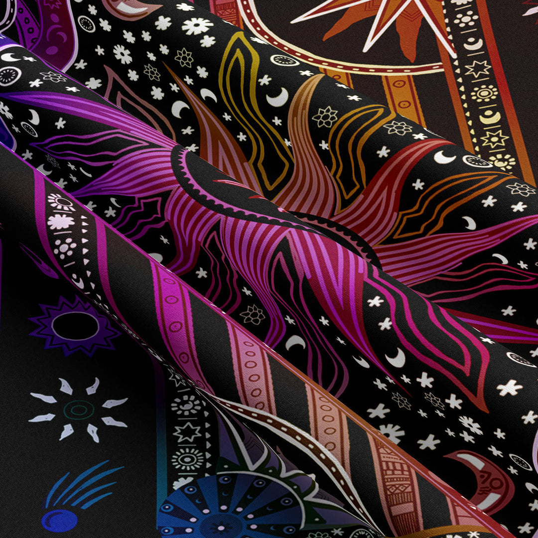 Olivenorma Sun Rays Moon Bohemia Tapestry - image 18