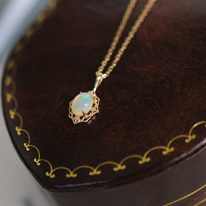 Olivenorma Vintage Style Copper Lace Adjustable Necklace - image 10