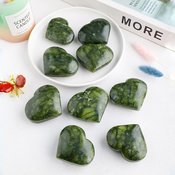 Olivenorma Green Aventurine Play Stone Crystal Heart - image 3